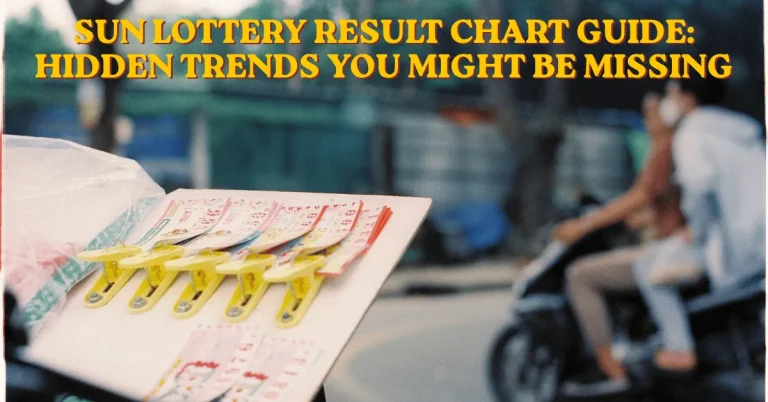 Sun lottery result chart guide hidden trends you might be missing - Lottery tickets clipped on street display board